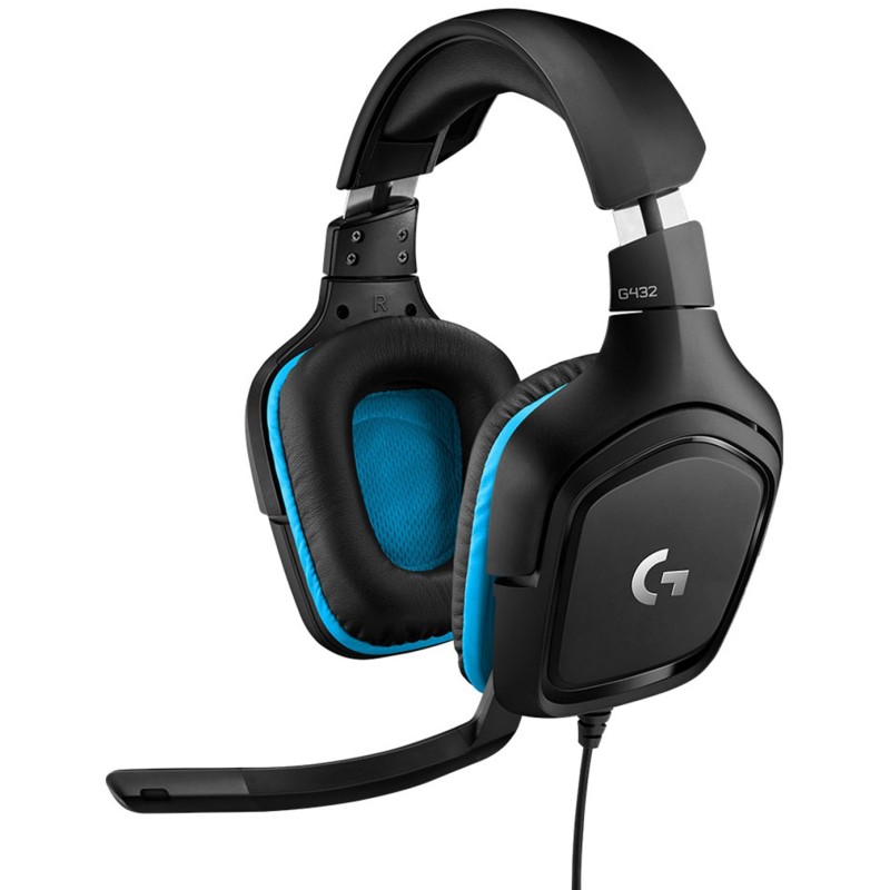 Logitech G432 Gaming Headset - G432 - Over-ear, wired (USB-A, 3.5mm) — Buy in Cyprus with Fast Delivery