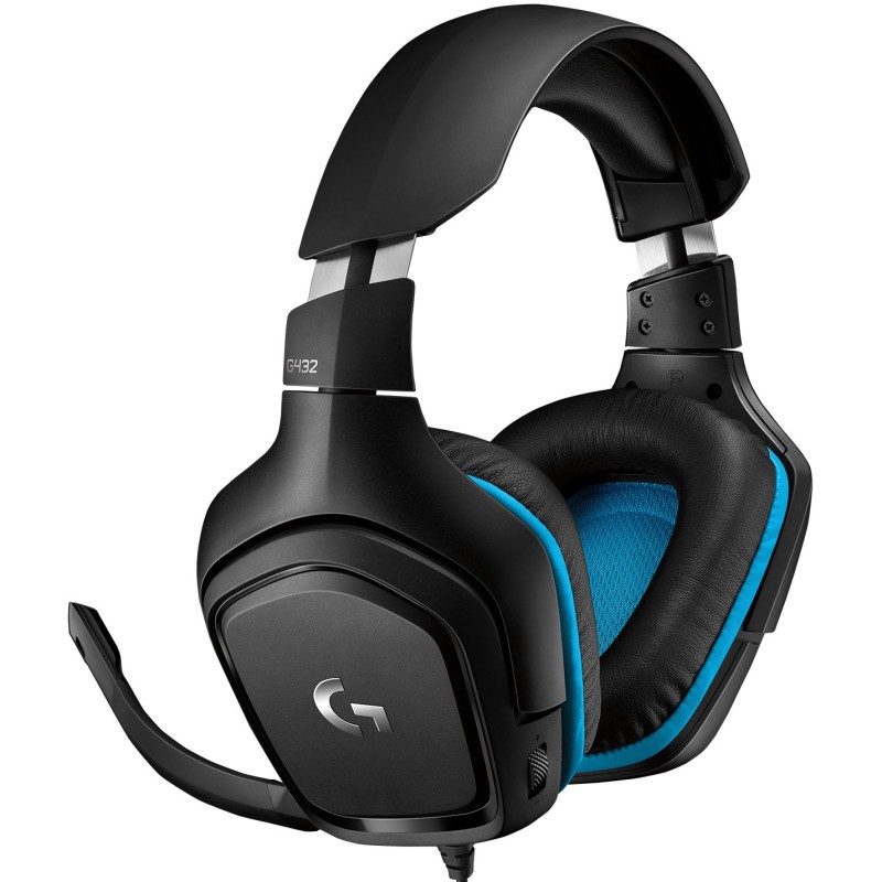 Logitech G432 Gaming Headset - G432 - Over-ear, wired (USB-A, 3.5mm) — Buy in Cyprus with Fast Delivery