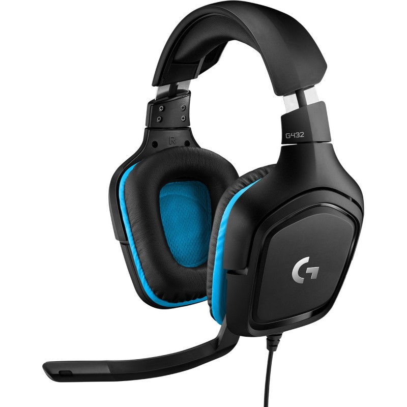 Logitech G432 Gaming Headset - G432 - Over-ear, wired (USB-A, 3.5mm) — Buy in Cyprus with Fast Delivery