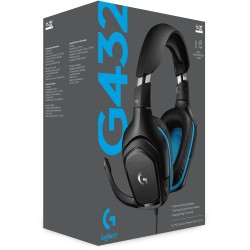 Logitech G432 Gaming Headset - G432 - Over-ear, wired (USB-A, 3.5mm) — Buy in Cyprus with Fast Delivery