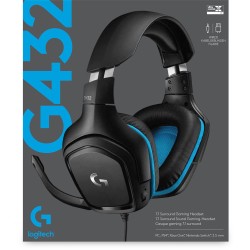 Logitech G432 Gaming Headset - G432 - Over-ear, wired (USB-A, 3.5mm) — Buy in Cyprus with Fast Delivery
