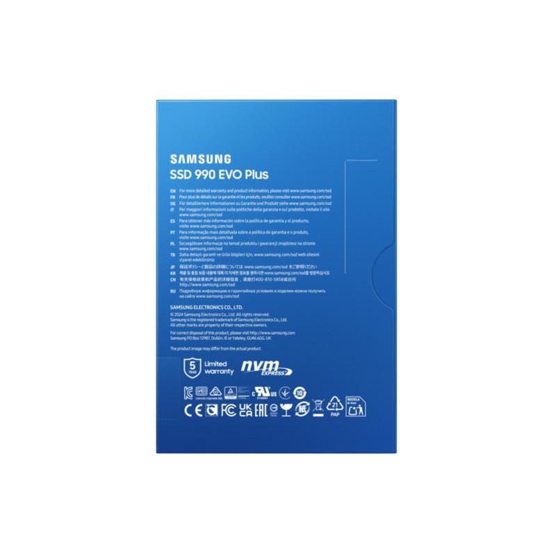 Samsung 990 EVO Plus - MZ-V9S2T0BW - 2TB M.2 NVMe PCIe Gen4 x4 (Up to 7,250/6,300 MB/s) — Buy in Cyprus with Fast Delivery