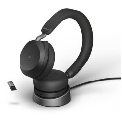 Jabra Evolve2 75 Stereo MS + Link380a Charging Station - Evolve2 75 - Black — Buy in Cyprus with Fast Delivery