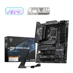 MSI Z890 GAMING PLUS WIFI - Z890 (LGA1851) - ATX, Wi-Fi 7, Thunderbolt 4, PCIe 5.0, 256GB RAM