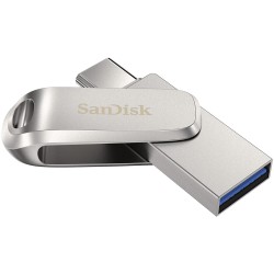 SanDisk Ultra Dual Drive Luxe Type-C - 128GB - USB-C/USB-A - Silver — Buy in Cyprus with Fast Delivery