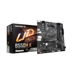 Gigabyte GA-B550M K - B550 micro ATX Motherboard (AM4) - 128GB DDR4, PCIe 4.0, HDMI 2.1, Brown