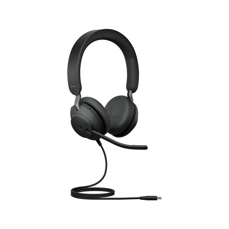 Jabra Evolve2 40 SE MS Stereo On-Ear - PC/Teams Headset (Stereo, On-Ear, USB) — Buy in Cyprus with Fast Delivery