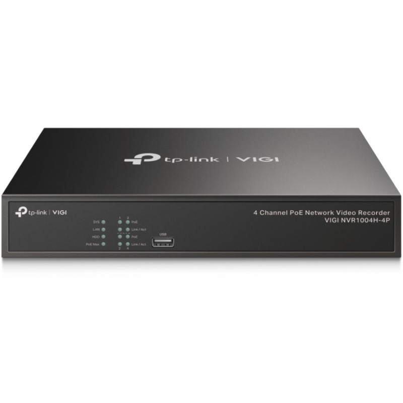 TP-Link Omada IPCam VIGI NVR1004H-4P Channel PoE Video - NVR1004H-4P - 4-Channel PoE NVR, HDMI Output