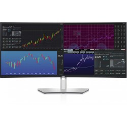 Dell U3824DW UltraSharp 38-inch Curved Monitor - U3824DW - 3840x1600 IPS Black Panel, USB-C Hub