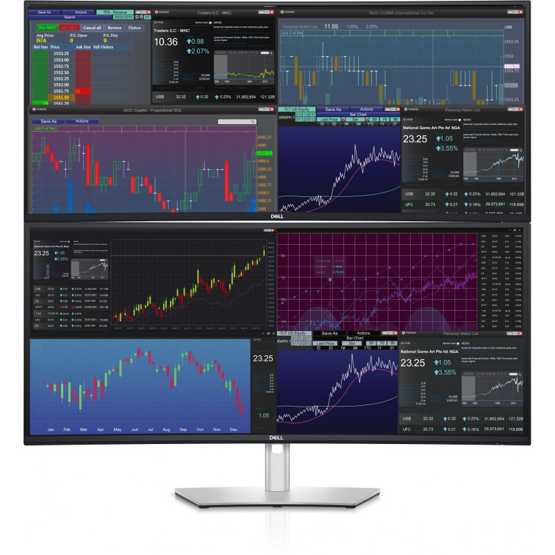 Dell U3824DW UltraSharp 38-inch Curved Monitor - U3824DW - 3840x1600 IPS Black Panel, USB-C Hub