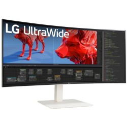 LG 38BR85QC-W Ultrawide Curved IPS Monitor - 38BR85QC-W - (White, 38-inch, 21:9, 1000R curved)