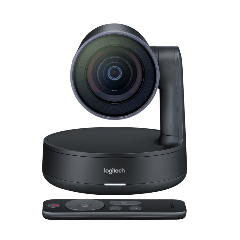 Logitech Rally Ultra HD PTZ Camera - 960-001227 - 4K 60fps, 15x Digital Zoom, 90° FOV, Black
