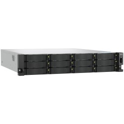 QNAP TS-h1277AXU-RP-R5-16G - TS-h1277AXU-RP-R5-16G - 2U NAS, Ryzen 5 Pro 7645, 6C/12T, 16GB DDR5, 12-bay, up to 5.1GHz