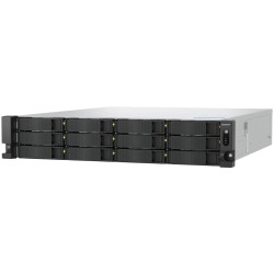 QNAP TS-h1277AXU-RP-R5-16G - TS-h1277AXU-RP-R5-16G - 2U NAS, Ryzen 5 Pro 7645, 6C/12T, 16GB DDR5, 12-bay, up to 5.1GHz