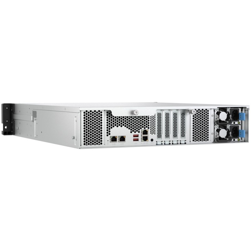 QNAP TS-h1277AXU-RP-R5-16G - TS-h1277AXU-RP-R5-16G - 2U NAS, Ryzen 5 Pro 7645, 6C/12T, 16GB DDR5, 12-bay, up to 5.1GHz