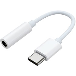 Mobeen USB-C to 3.5mm Headphone Jack Adapter - White — Buy in Cyprus with Fast Delivery