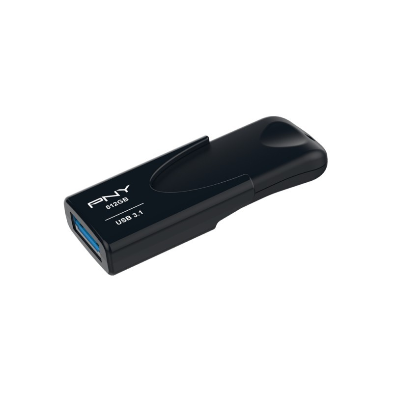 STICK 512GB USB 3.1 PNY Attaché Black - Attaché - Black, 512GB — Buy in Cyprus with Fast Delivery