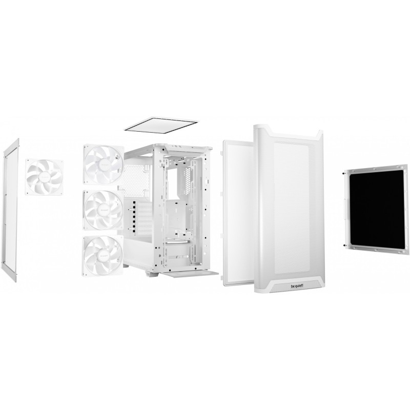 Be Quiet! Pure Base 501 LX Mid Tower Case - 501 LX - White — Buy in Cyprus with Fast Delivery