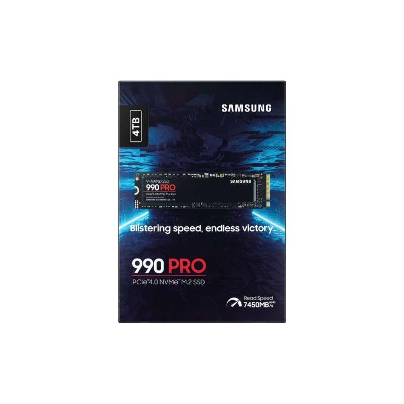 Samsung 990 PRO 4TB M.2 NVMe SSD - PCIe 4.0 x4 7450 MB/s - MZ-V9P4T0BW (Boxed) — Buy in Cyprus with Fast Delivery