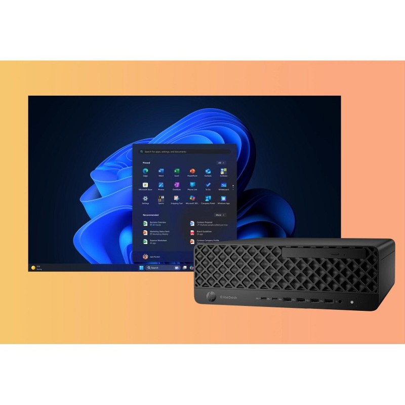 HP EliteDesk 8 SFF - U7-265 - Intel Processor, Small Form Factor — Buy in Cyprus with Fast Delivery