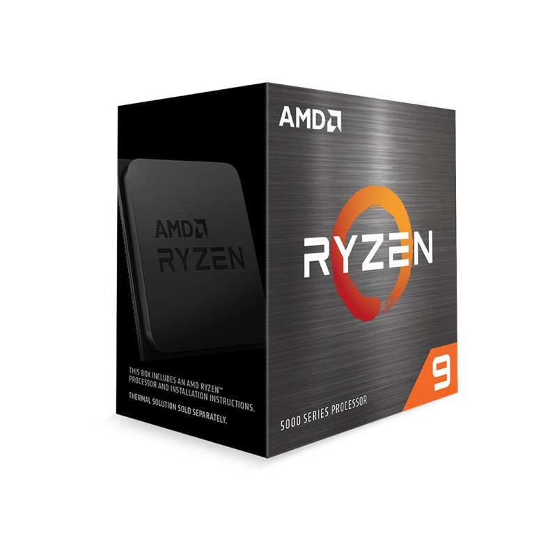 AMD AM4 Ryzen 9 5950X - 5950X - 3.4GHz base, 4.9GHz boost, 16-core, 32-thread, 105W, DDR4, PCIe 4.0, Zen 3, Boxed