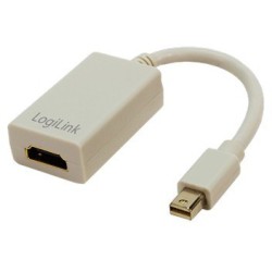Logilink Mini DisplayPort to HDMI Adapter - White, 0.15m — Buy in Cyprus with Fast Delivery
