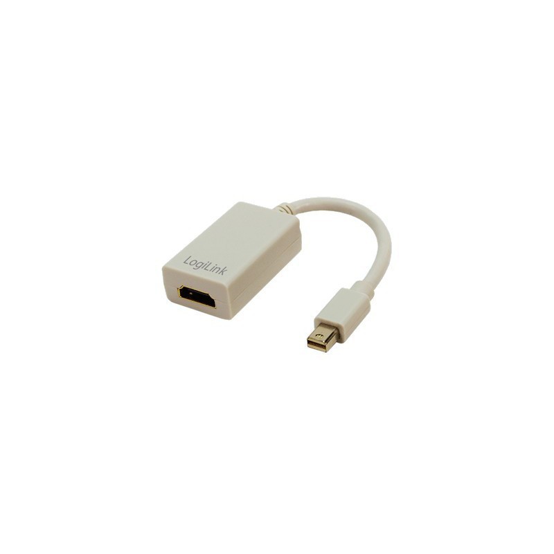 Logilink Mini DisplayPort to HDMI Adapter - White, 0.15m — Buy in Cyprus with Fast Delivery