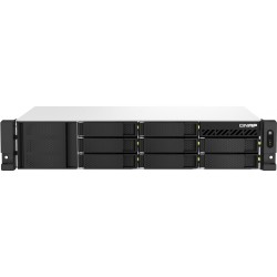 QNAP TS-864eU-8G - 2U Rackmount NAS, 8-Bay, Intel Celeron N5095 quad-core, 8GB RAM, short depth