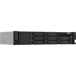 QNAP TS-864eU-8G - 2U Rackmount NAS, 8-Bay, Intel Celeron N5095 quad-core, 8GB RAM, short depth