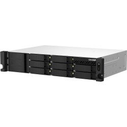QNAP TS-864eU-8G - 2U Rackmount NAS, 8-Bay, Intel Celeron N5095 quad-core, 8GB RAM, short depth