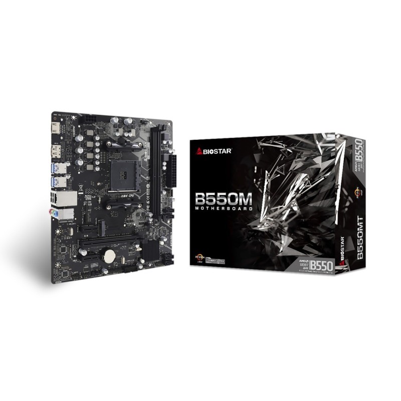 Biostar B550MHP - Micro-ATX AM4 Motherboard - B550 Chipset, DDR4, 64GB Max, Black — Buy in Cyprus with Fast Delivery