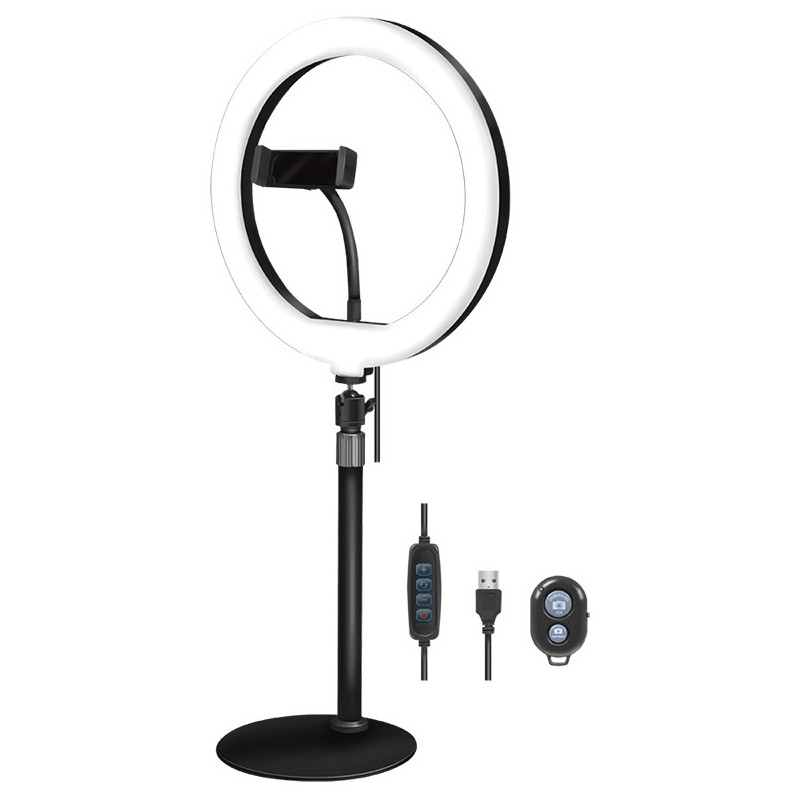 Logilink Smartphone Ring Light Tripod with Remote - Diameter 25 cm - USB-Powered — Buy in Cyprus with Fast Delivery