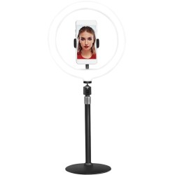 Logilink Smartphone Ring Light Tripod with Remote - Diameter 25 cm - USB-Powered — Buy in Cyprus with Fast Delivery