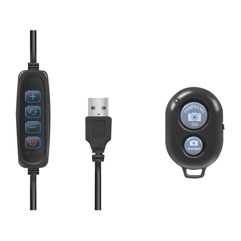 Logilink Smartphone Ring Light Tripod with Remote - Diameter 25 cm - USB-Powered — Buy in Cyprus with Fast Delivery