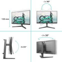 Philips Monitor - 27M2N3800A - 27-inch QHD 2560x1440, 0.5 ms GTG, HDMI x2, DisplayPort, USB — Buy in Cyprus with Fast Delivery