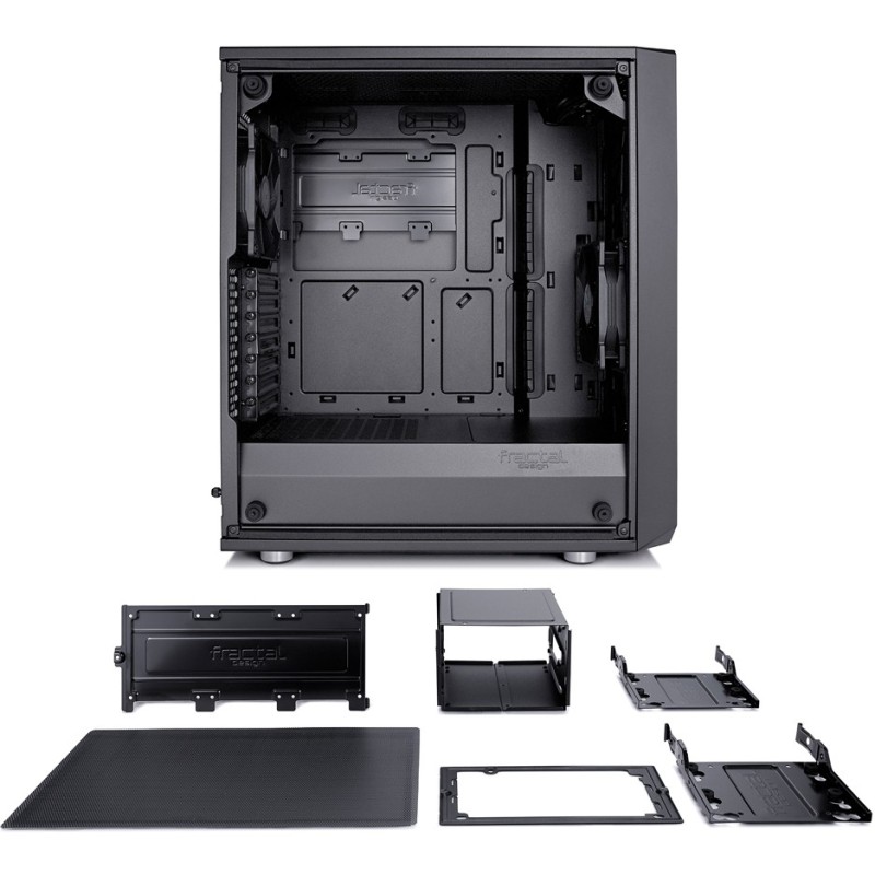 Midi Fractal Design Meshify C Black Window - Mid Tower PC Case — Buy in Cyprus with Fast Delivery