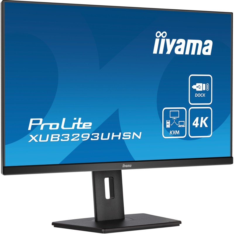 iiyama LCD Business Monitor XUB3293UHSN-B5 - 32'' 4K IPS HDMI DP USB-C Black — Buy in Cyprus with Fast Delivery