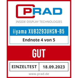 iiyama LCD Business Monitor XUB3293UHSN-B5 - 32'' 4K IPS HDMI DP USB-C Black — Buy in Cyprus with Fast Delivery