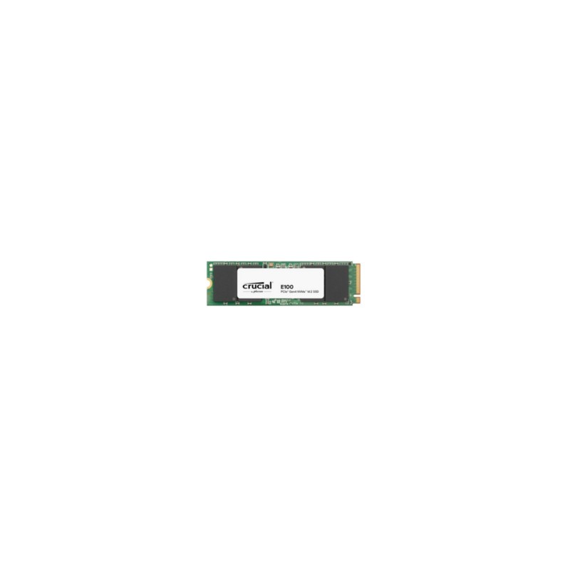 Crucial E100 480GB NVMe M.2 SSD - CT480E100SSD8 - PCIe Gen4 x4, 4700MB/s Read, 2500MB/s Write