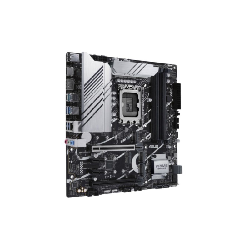 ASUS PRIME Z790M-PLUS - LGA1700 Micro-ATX Motherboard, Intel Z790, DDR5, 192GB, Aluminum/Black