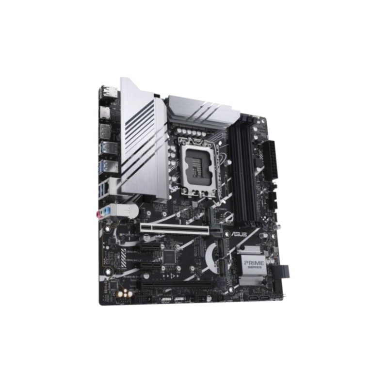 ASUS PRIME Z790M-PLUS - LGA1700 Micro-ATX Motherboard, Intel Z790, DDR5, 192GB, Aluminum/Black