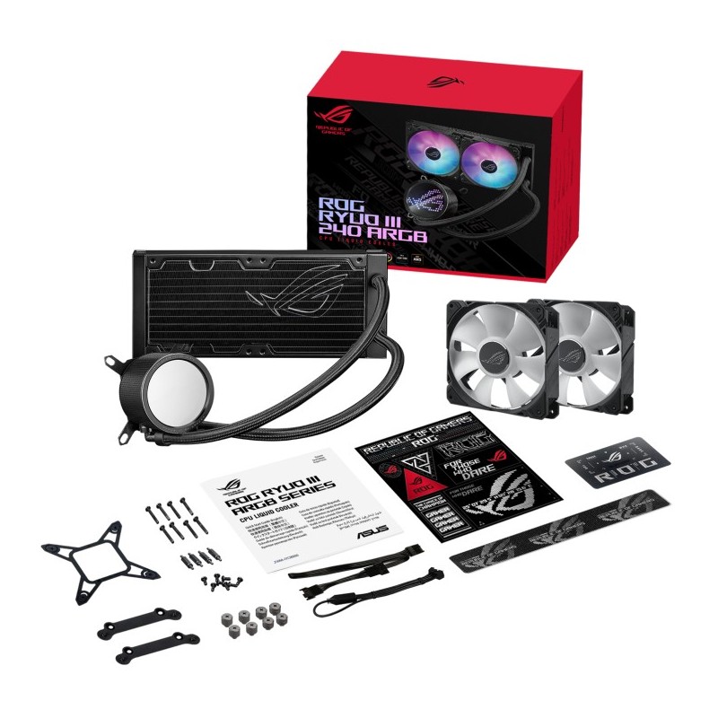 ROG Ryuo III 240 ARGB - RYUO III 240 - ARGB 5V, 240mm AIO Liquid Cooler — Buy in Cyprus with Fast Delivery