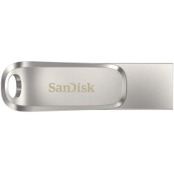 SanDisk Ultra Dual Drive Luxe Type-C - 64GB - Silver, USB-C/USB-A, USB 3.1 — Buy in Cyprus with Fast Delivery