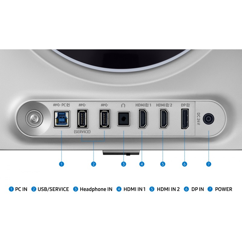 Samsung S27DG600SU - S27DG600SU - 27-inch OLED QHD monitor, 2560x1440, 0.03ms, 360Hz, Pivot stand, Black