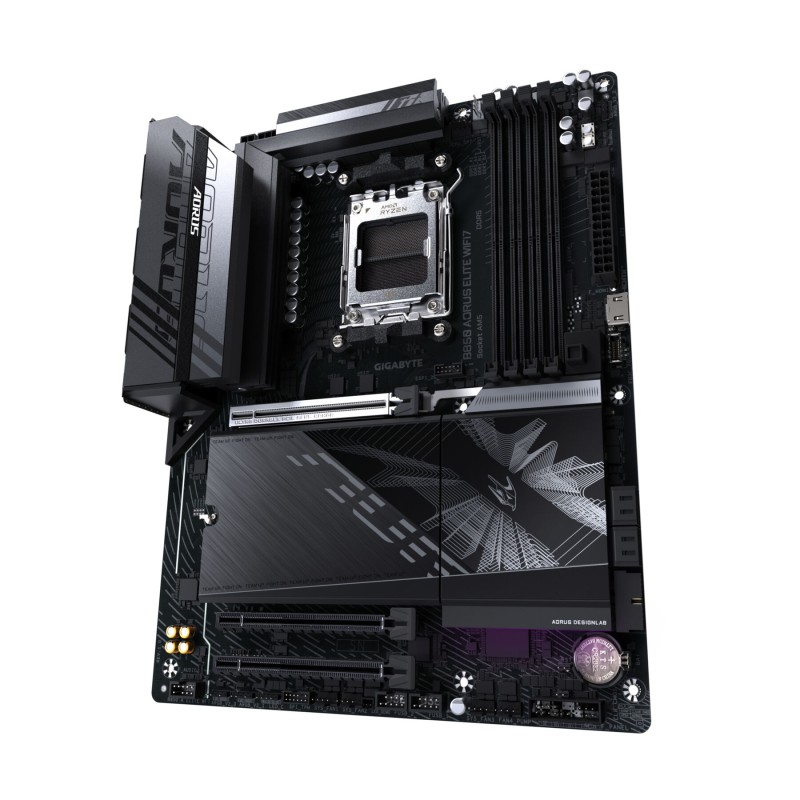Gigabyte GA-B850 A ELITE WF7 - AM5 ATX Motherboard, DDR5, up to 256GB, Wi‑Fi 7, 2.5Gb LAN, Bluetooth 5.4