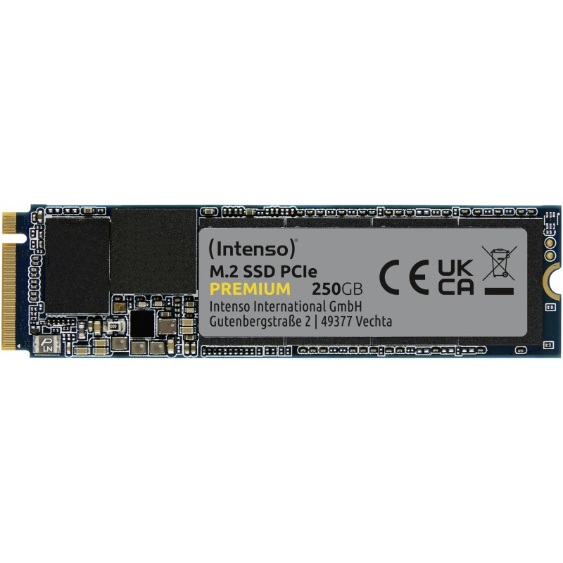 Intenso Premium 250GB M.2 NVMe SSD - PCIe 3.0 x4 2100 MB/s - 3835440 (Boxed) — Buy in Cyprus with Fast Delivery