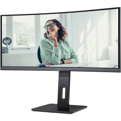 AOC CU34P3CV - 34" Ultrawide VA Curved Monitor - 3440x1440 UWQHD, HDMI/DP/USB-C — Buy in Cyprus with Fast Delivery