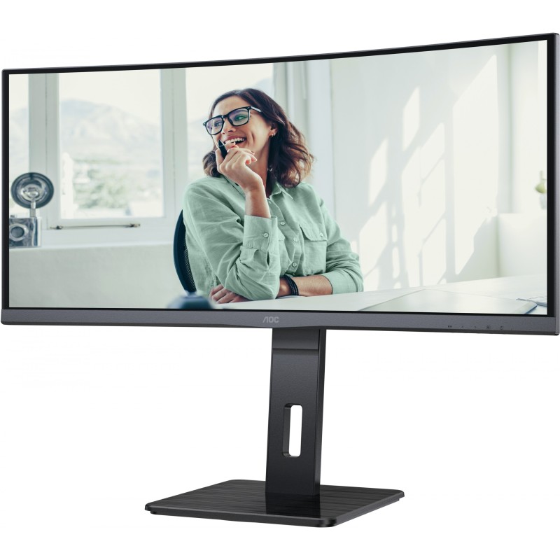 AOC CU34P3CV - 34" Ultrawide VA Curved Monitor - 3440x1440 UWQHD, HDMI/DP/USB-C — Buy in Cyprus with Fast Delivery