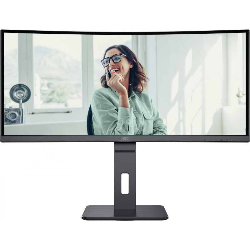 AOC CU34P3CV - 34" Ultrawide VA Curved Monitor - 3440x1440 UWQHD, HDMI/DP/USB-C — Buy in Cyprus with Fast Delivery