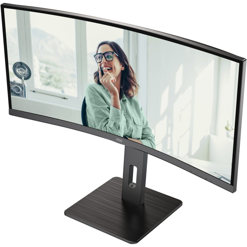 AOC CU34P3CV - 34" Ultrawide VA Curved Monitor - 3440x1440 UWQHD, HDMI/DP/USB-C — Buy in Cyprus with Fast Delivery